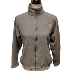 The North Face Womens Fleece Jacket Large Full Zip High Collar Utility Outdoor